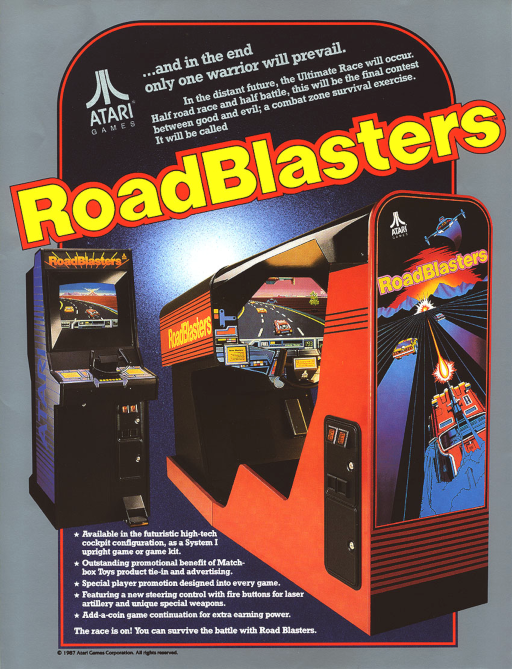 Road Blasters (upright, rev 4) MAME2003Plus Game Cover